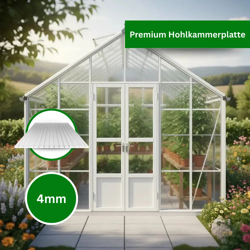 Hohlkammerplatten 4mm - Gewächshaus Stegplatten